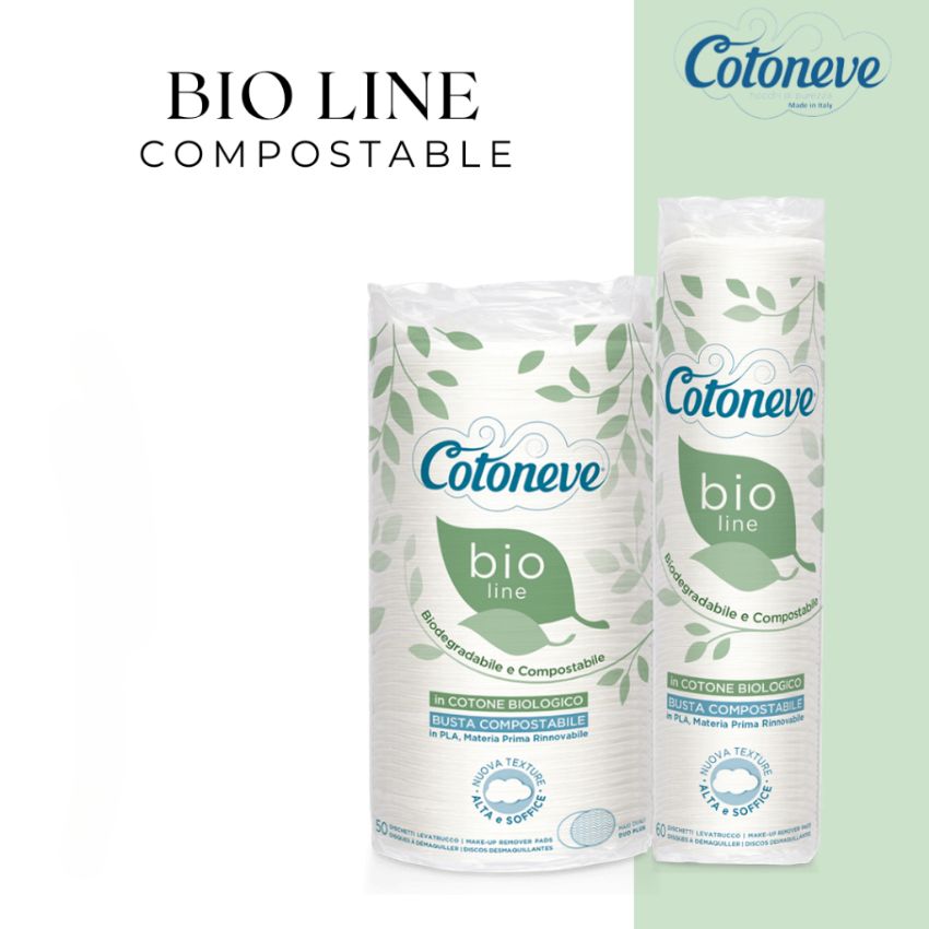 Bông Tẩy Trang Hữu Cơ Cotoneve Bio-line (60 Miếng)