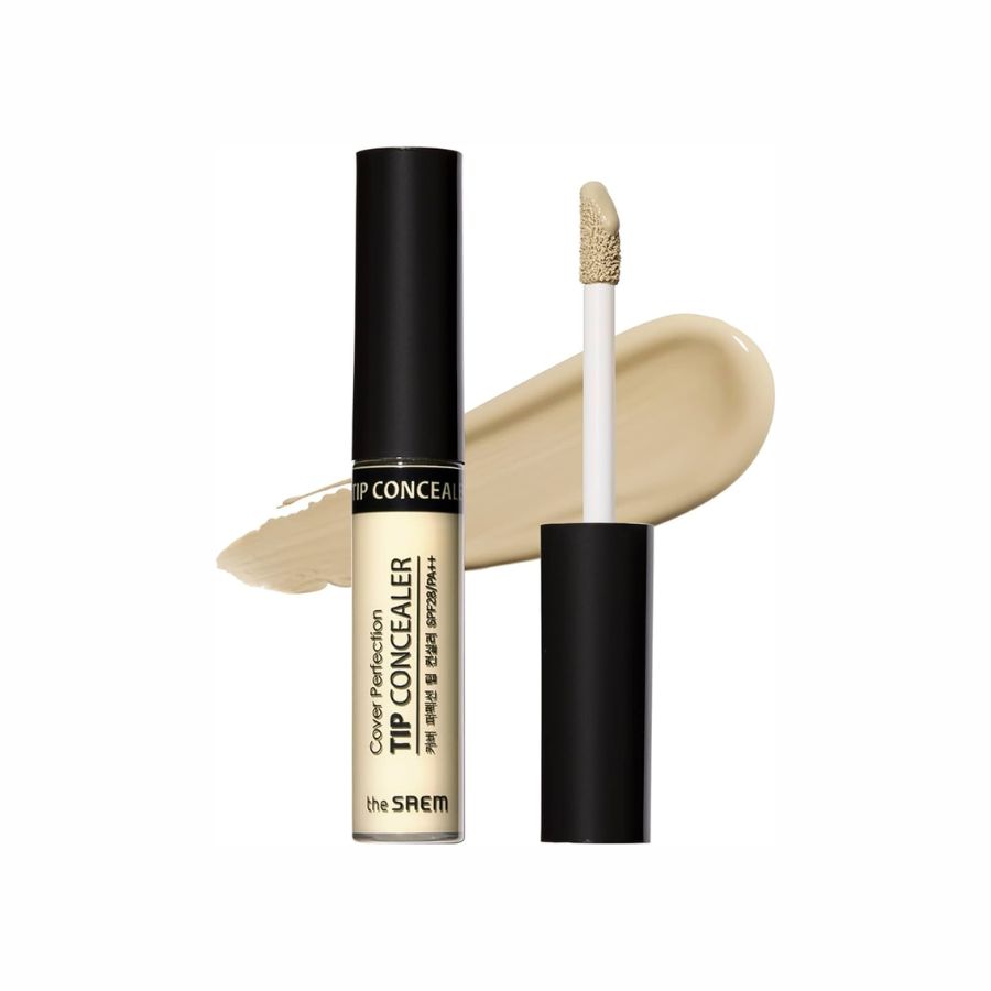 Che Khuyết Điểm The Saem Cover Perfection Tip Concealer SPF28/PA++ 6.5g - Màu: Xanh Lá