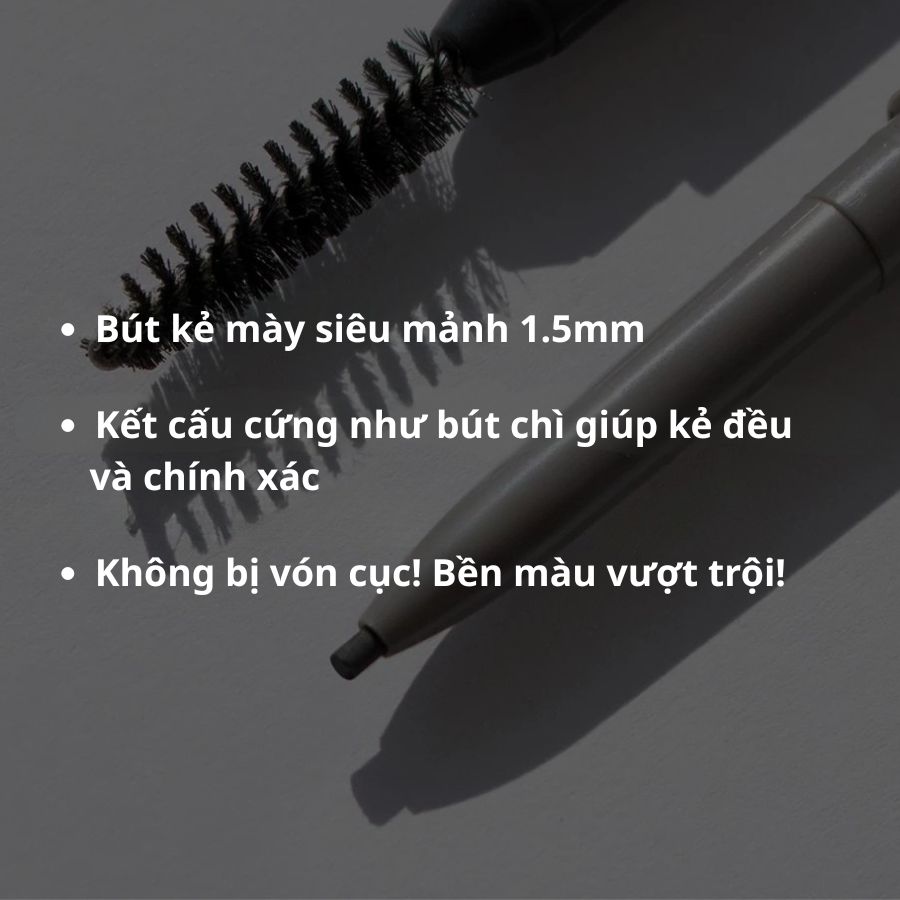 Chì Kẻ Mày Peripera Speedy Skinny Brown 03 Natural Brown