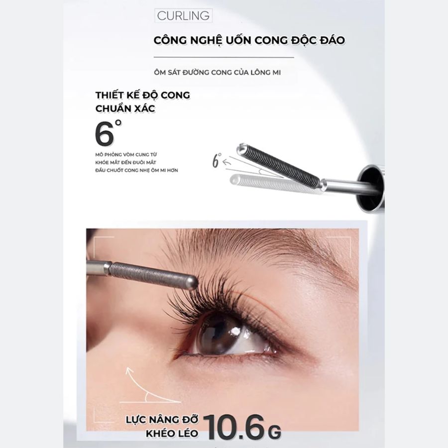 Chuốt Mi Judydoll Curling Iron Mascara #01 Black