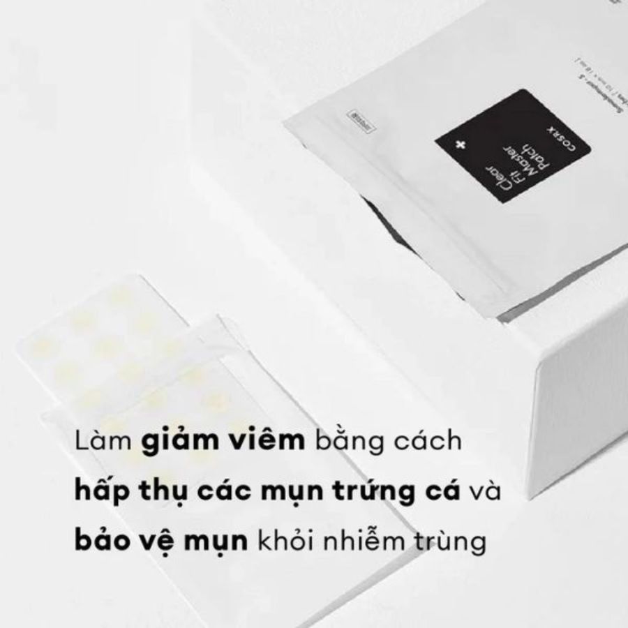 Combo Miếng Dán Mụn Cosrx Clear Fit Master Patch (Đen) + Kem Chống Nắng Cosrx Ultra-Light Invisible Sunscreen SPF50 PA++++