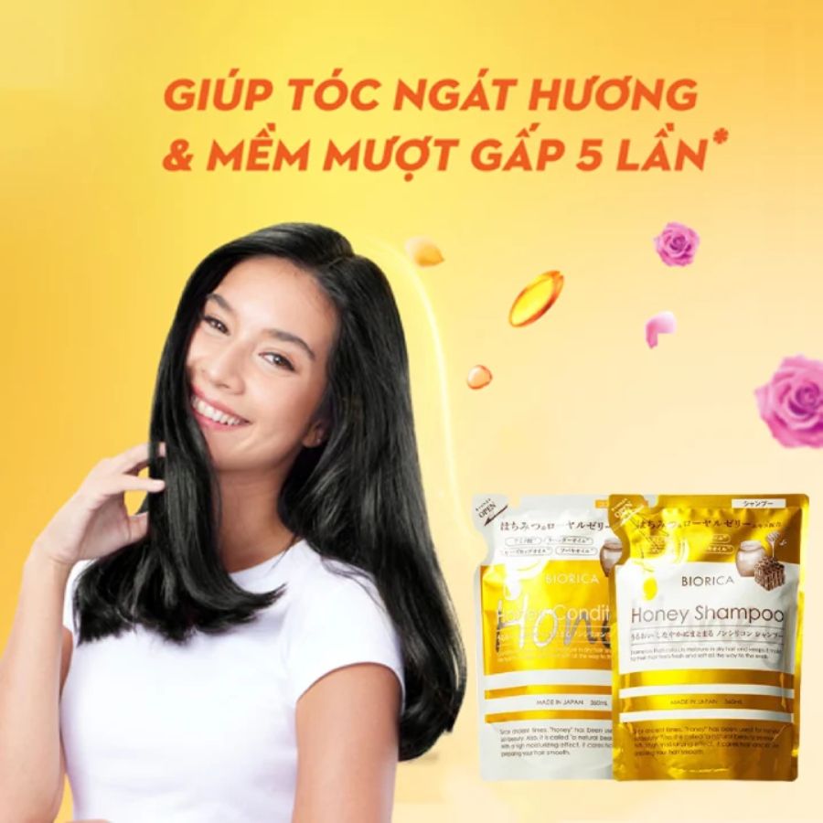 Dầu Xả Biorica Botanical Honey 360ml - Mật Ong