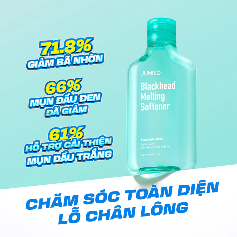 Dung Dịch Đẩy Mụn Jumiso Blackhead Melting Softener 150ml