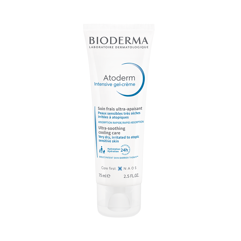 Gel Dưỡng Bioderma Atoderm Intensive Gel-Creme Cho Da Khô Nhạy Cảm, Kích Ứng 75ml
