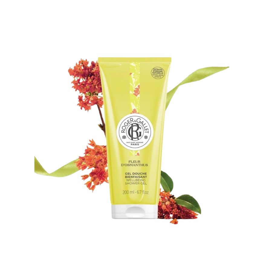 Gel Tắm Tạo Bọt Roger & Gallet Fleur D'osmanthus Wellbeing Shower 200ml