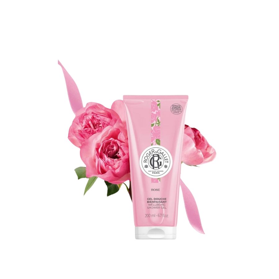 Gel Tắm Tạo Bọt Roger & Gallet Rose Wellbeing Shower 200ml