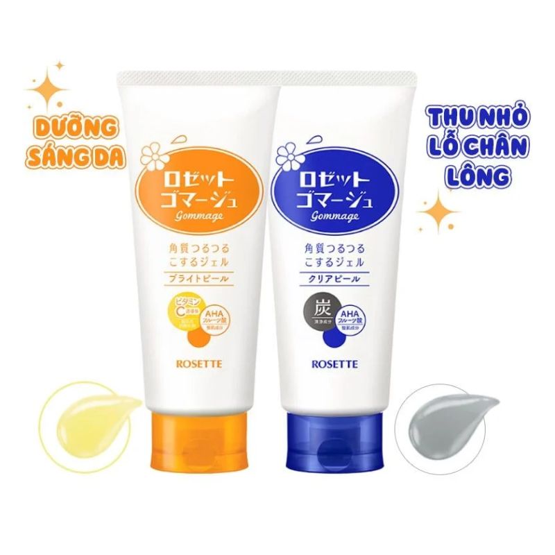 Tẩy Tế Bào Chết Rosette Gommage Peeling Gel 120gr (Xanh)