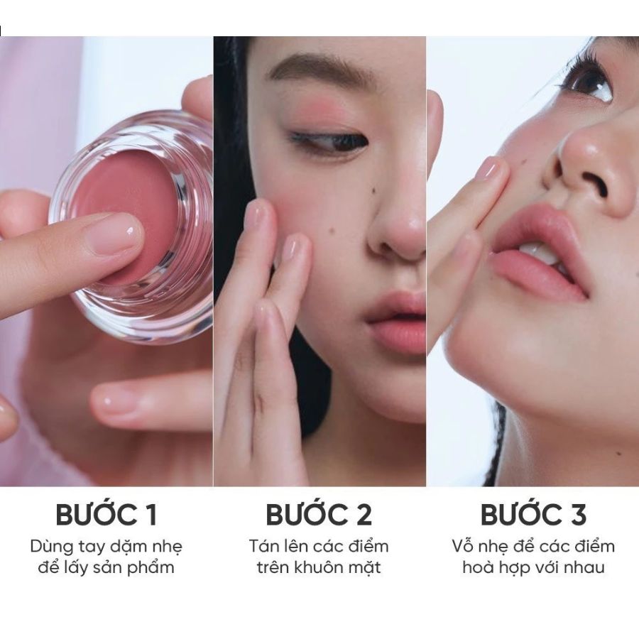 Son & Má Hồng Judydoll Multimuse Watery Color Balm N01