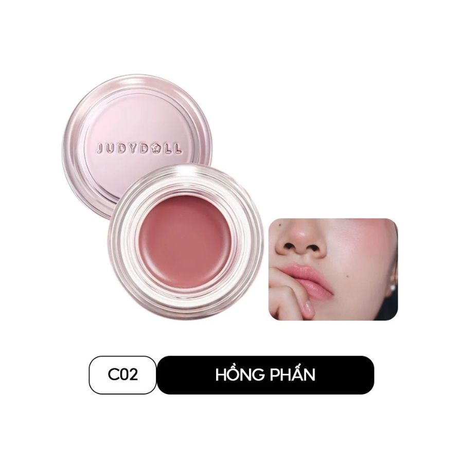 Son & Má Hồng Judydoll Multimuse Watery Color Balm C02