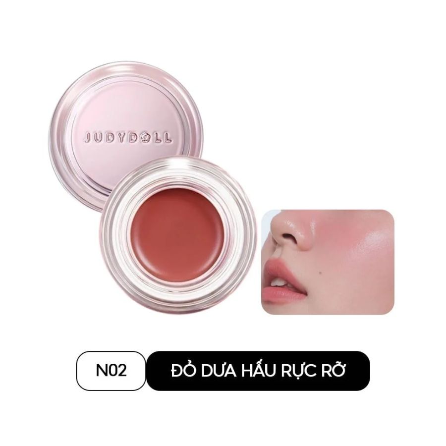 Son & Má Hồng Judydoll Multimuse Watery Color Balm N02