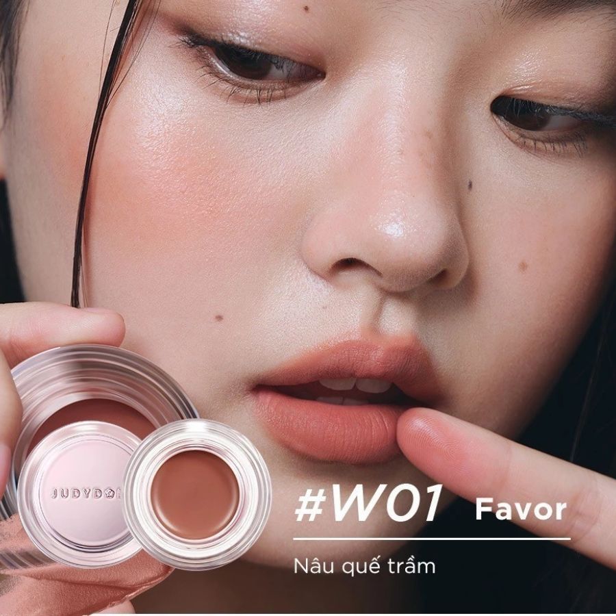 Son & Má Hồng Judydoll Multimuse Watery Color Balm W01