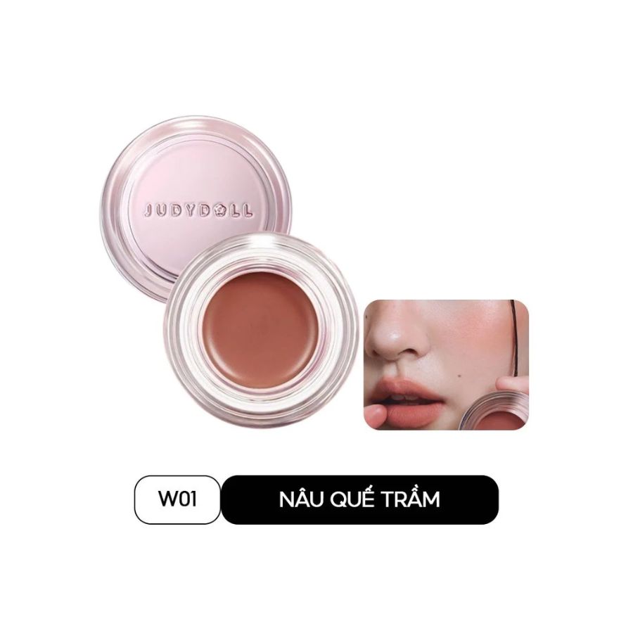 Son & Má Hồng Judydoll Multimuse Watery Color Balm W01