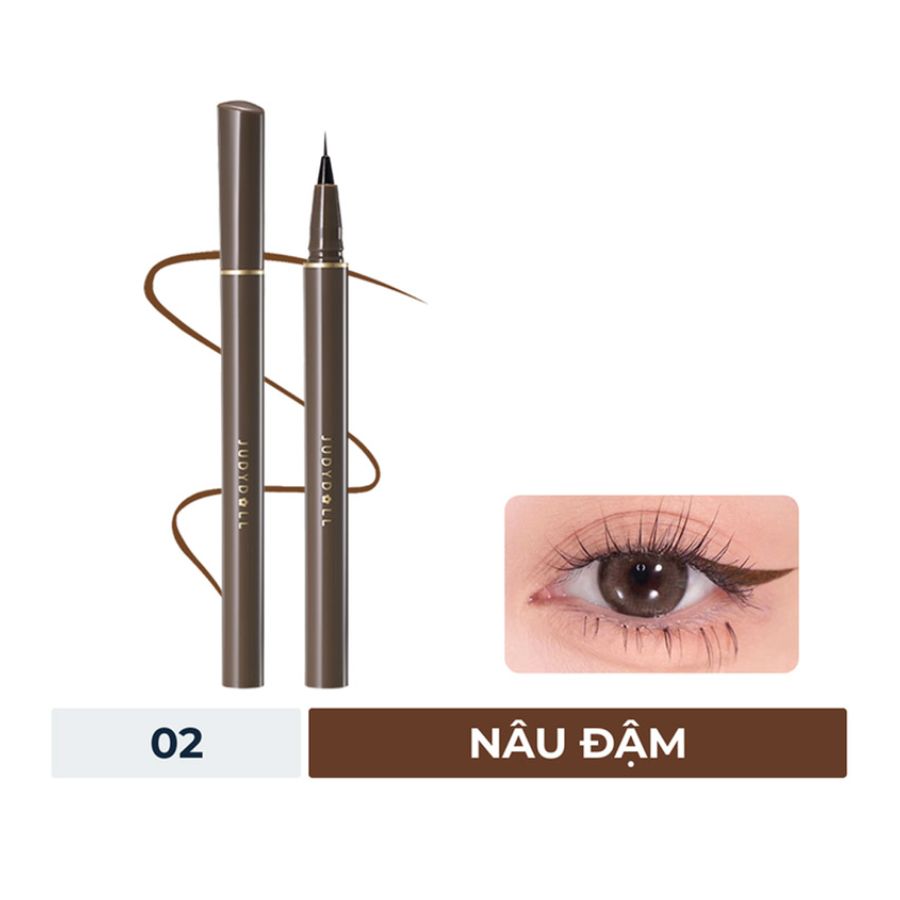 Kẻ Mắt Judydoll Slim Liquid Eye Liner 02 Deep Brown