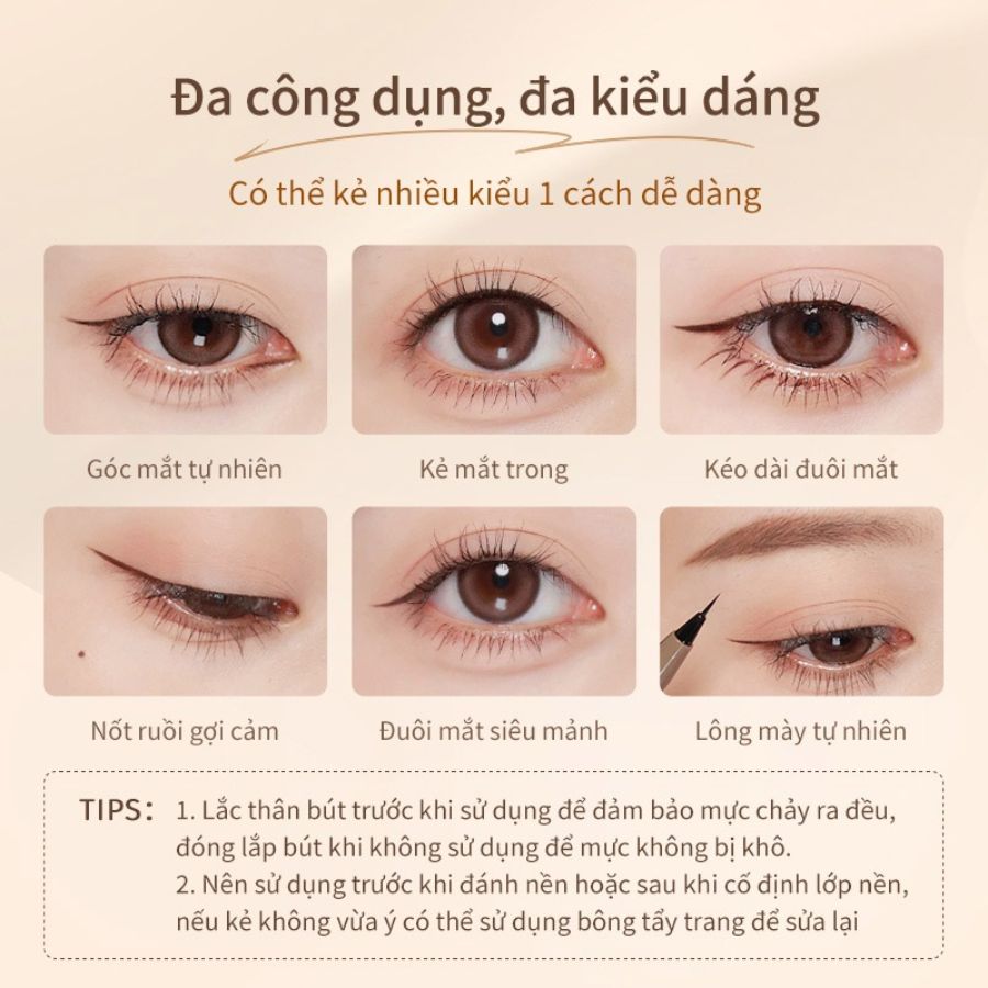 Kẻ Mắt Judydoll Slim Liquid Eye Liner 02 Deep Brown