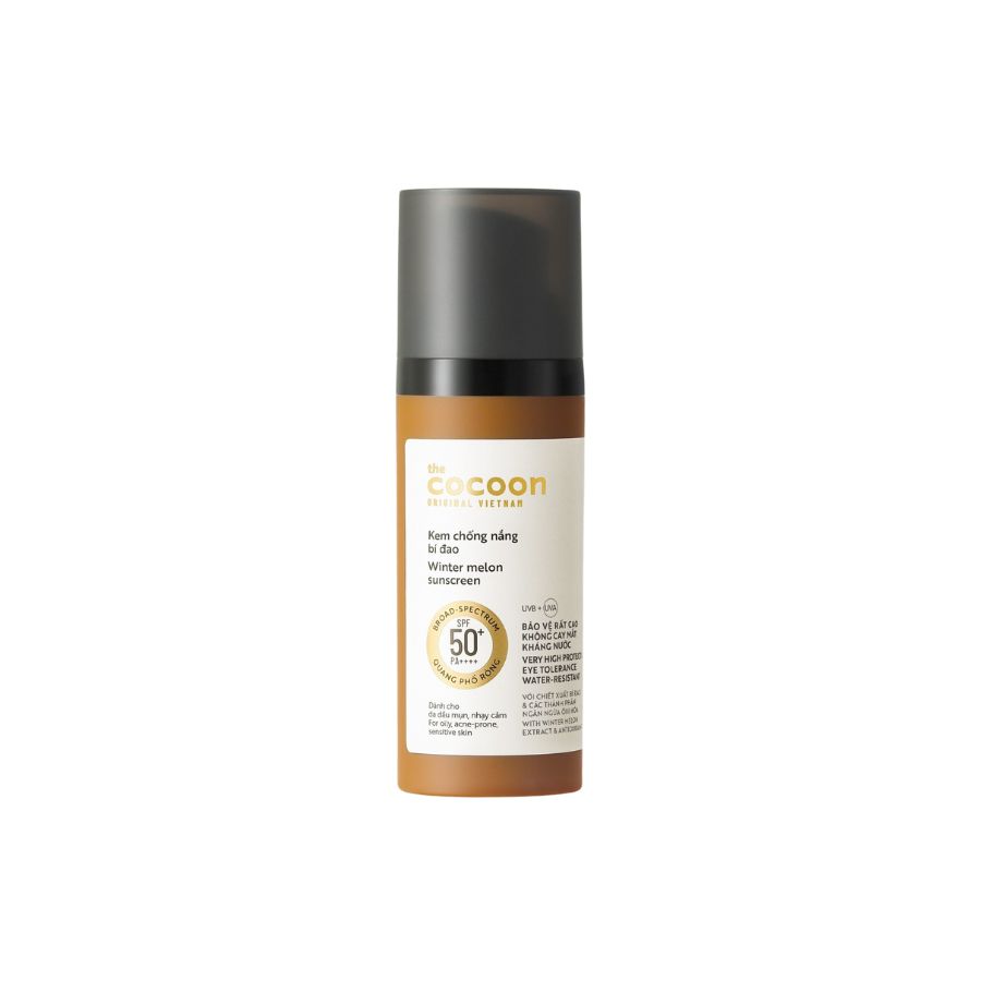 Kem Chống Nắng Cocoon Bí Đao Winter Melon Suncreen SPF50+ PA ++++ 50ml