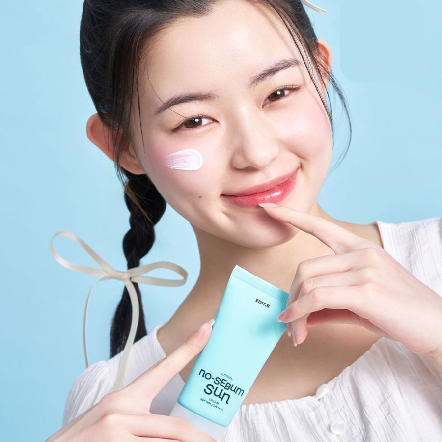 Kem Chống Nắng EDIT.B No-Sebum SPF50+ PA++++ Kiềm Dầu 50ml