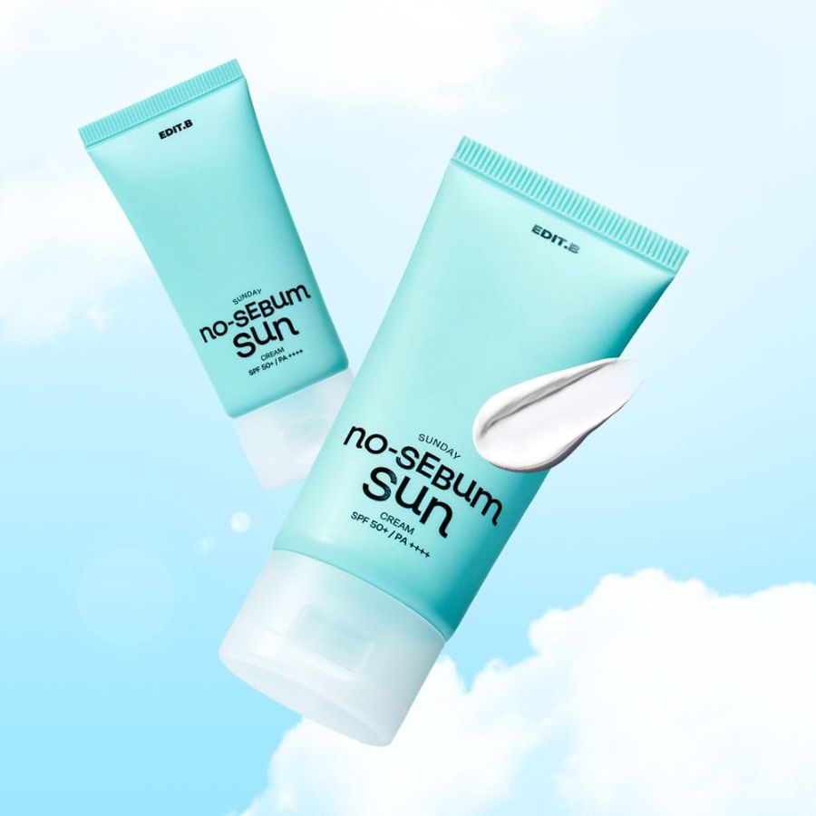 Kem Chống Nắng EDIT.B No-Sebum SPF50+ PA++++ Kiềm Dầu 50ml