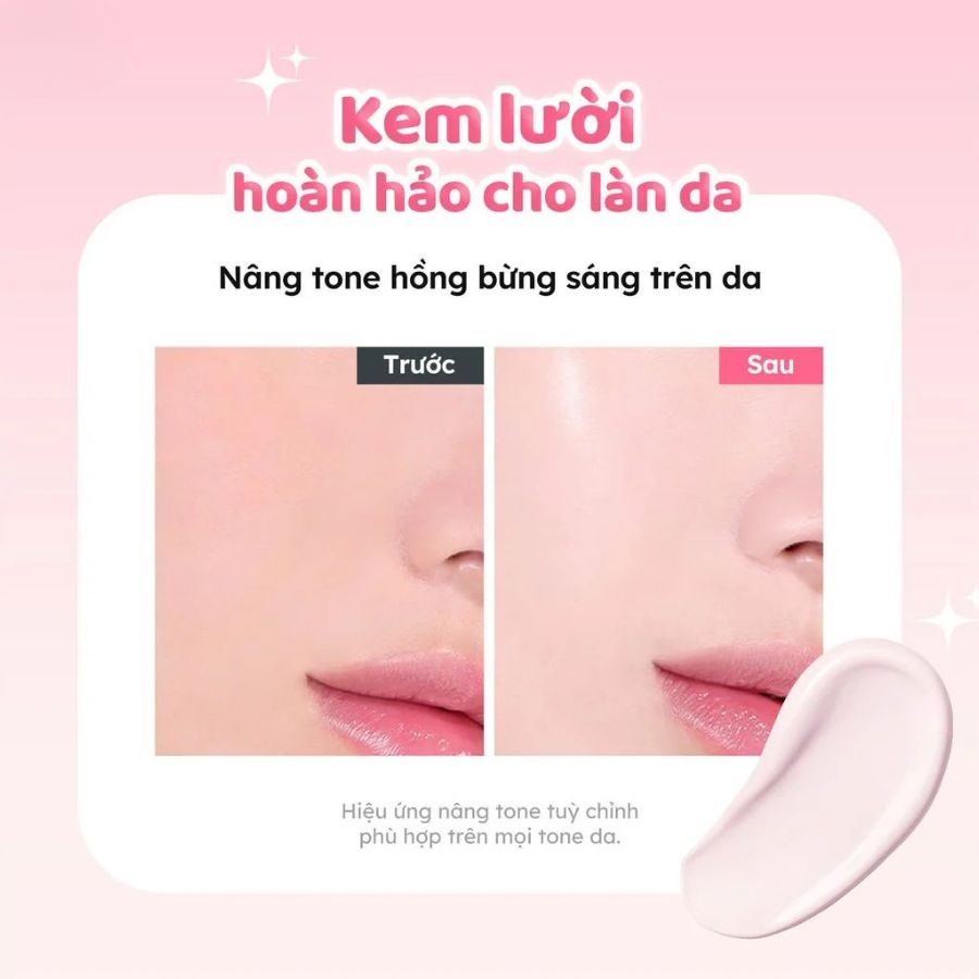 Kem Chống Nắng Make P:rem Soothing Pink Tone Up Sun Cream SPF50+ PA++++ Chống Nắng Vật Lý Nâng Tông