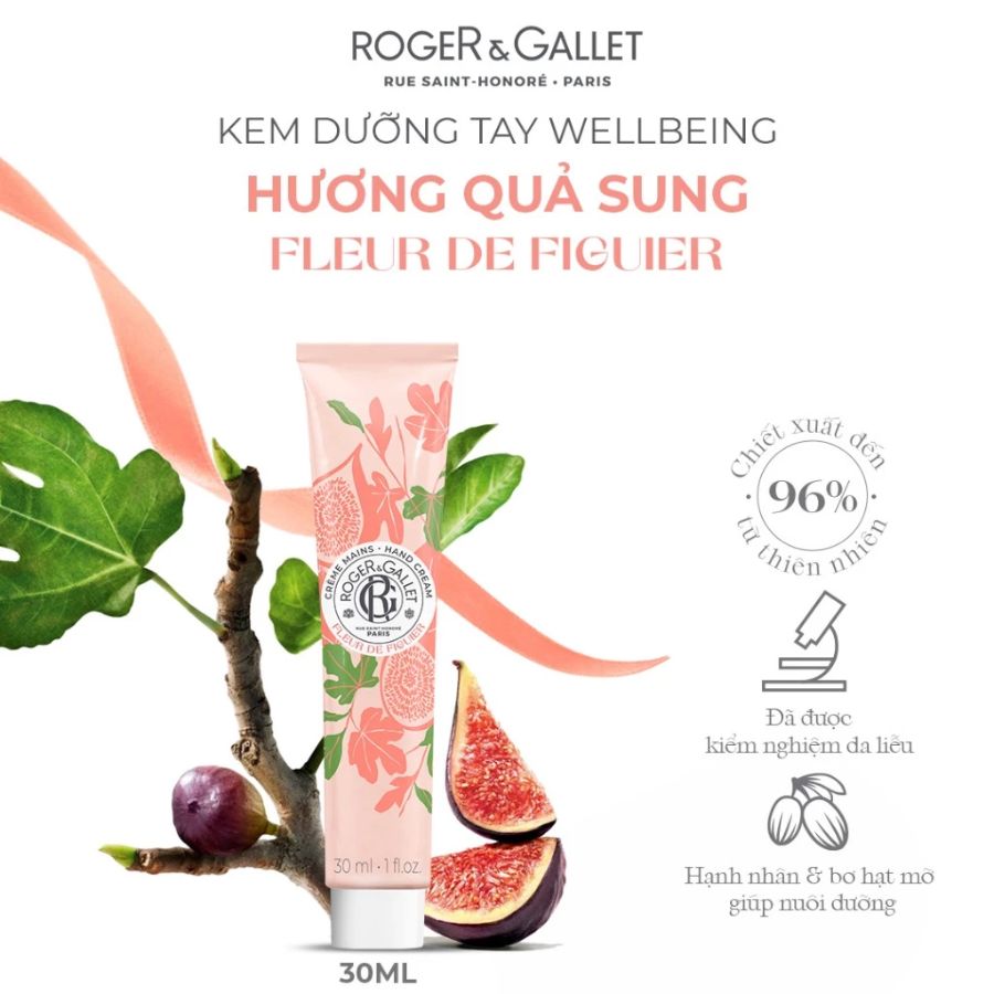 Kem Dưỡng Da Tay Roger & Gallet Fleur De Figuier 30ml