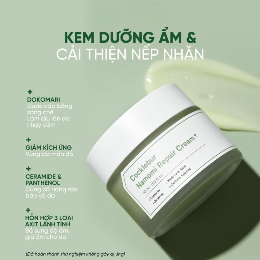 Kem Dưỡng Sungboon Cocklebur Namomi Repair Cream+ Phục Hồi Da 50ml