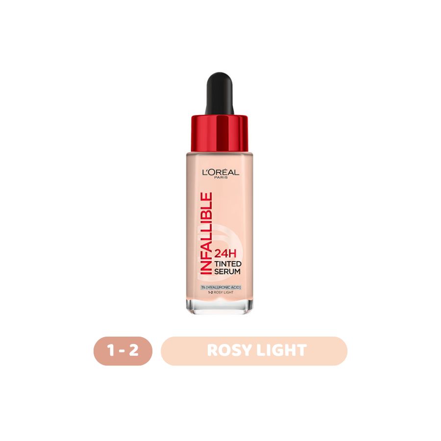 Kem Nền L'Oreal Paris Infallible 24H Tinted Serum - Rosy Light