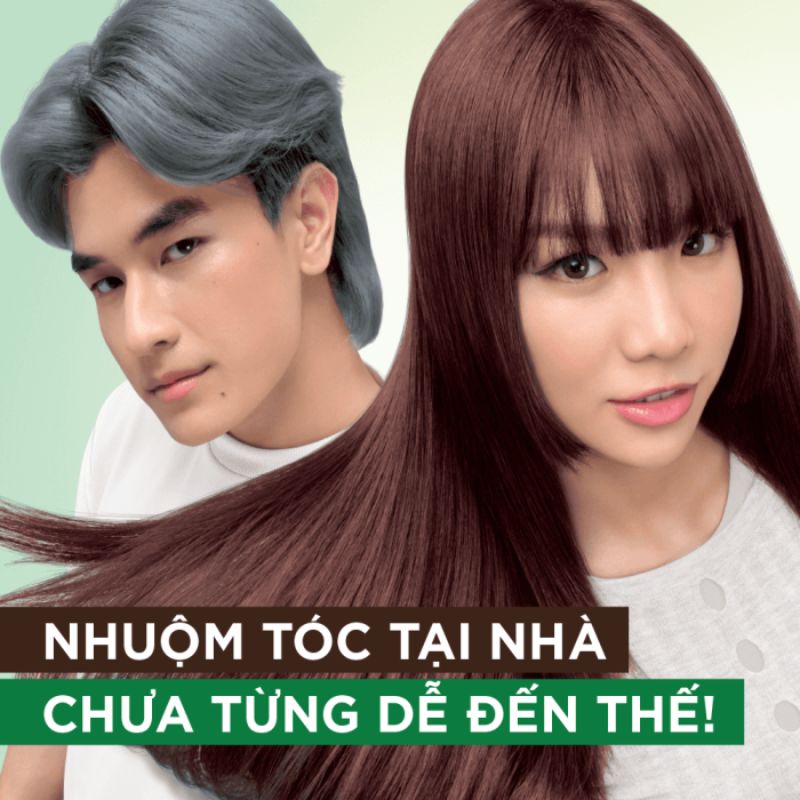 Kem Nhuộm Tóc Garnier Color Naturals Creme Riche Màu 7.3 - Nâu Ánh Vàng