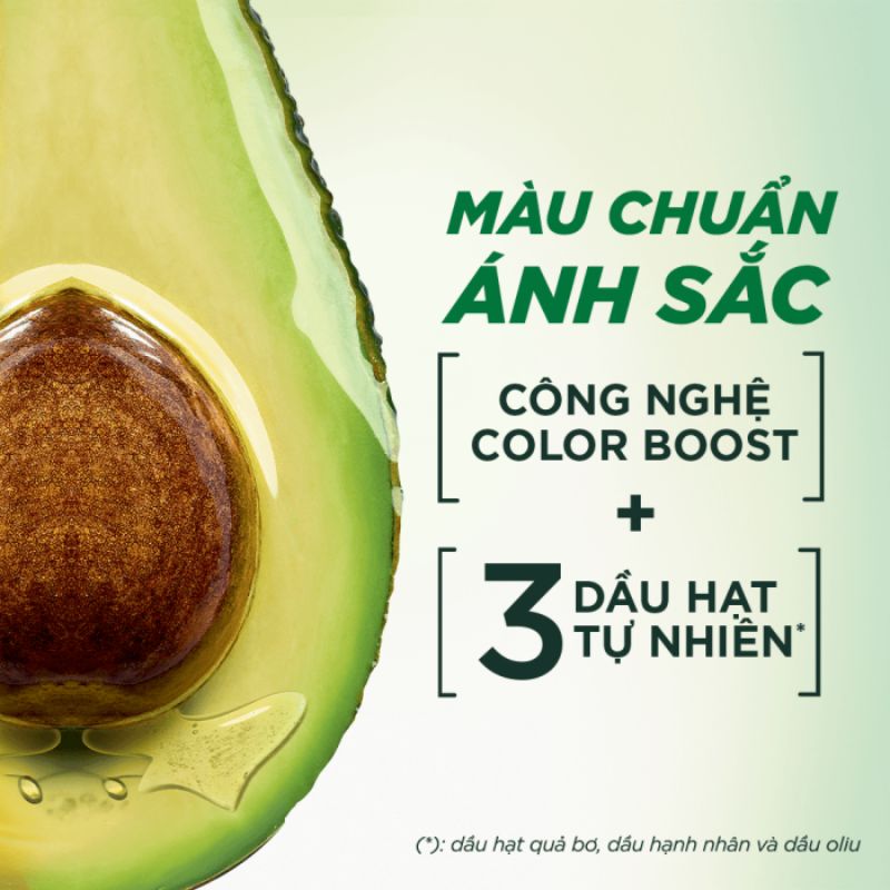 Kem Nhuộm Tóc Garnier Color Naturals Creme Riche Màu 3 - Nâu Tự Nhiên (Gói)