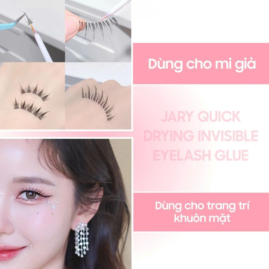 Keo Làm Mi Jary Quick Drying Invisible Eyelash Glue 7ml