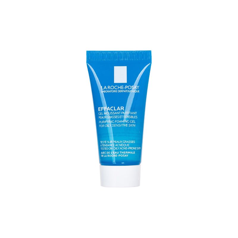 KM Sữa Rửa Mặt Dạng Gel Cho Da Dầu Mụn La Roche-Posay Effaclar Purifying Foaming Gel For Oily Sensitive Skin 15ml
