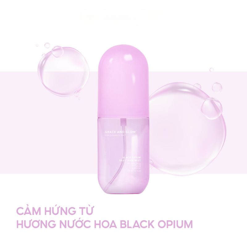[KM] Xịt Dưỡng Tóc Grace And Glow Black Opium 100ml
