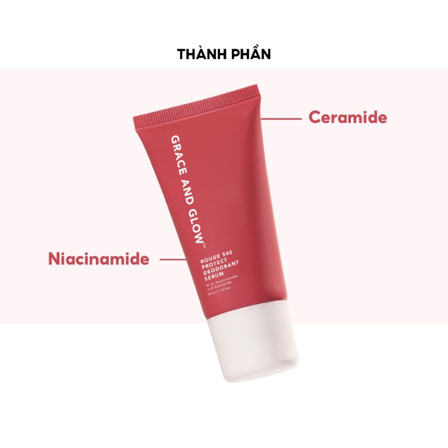 Lăn Khử Mùi Grace And Glow Rouge 540 Protect Deodorant Serum New