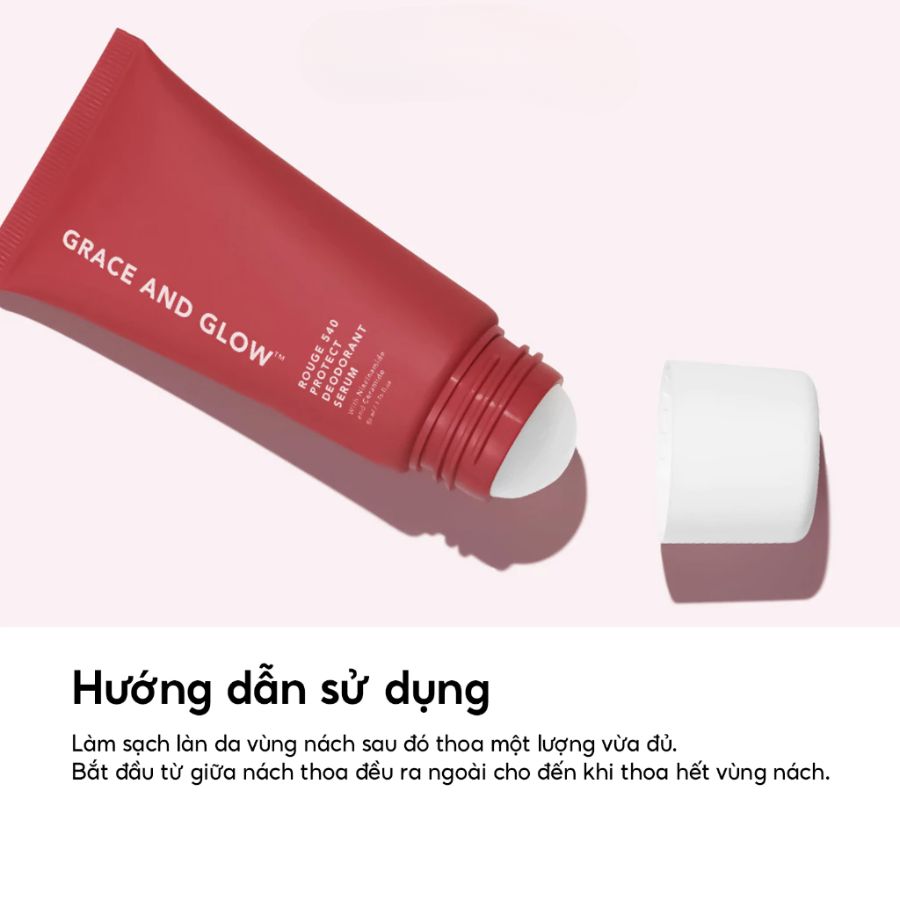 Lăn Khử Mùi Grace And Glow Rouge 540 Protect Deodorant Serum New