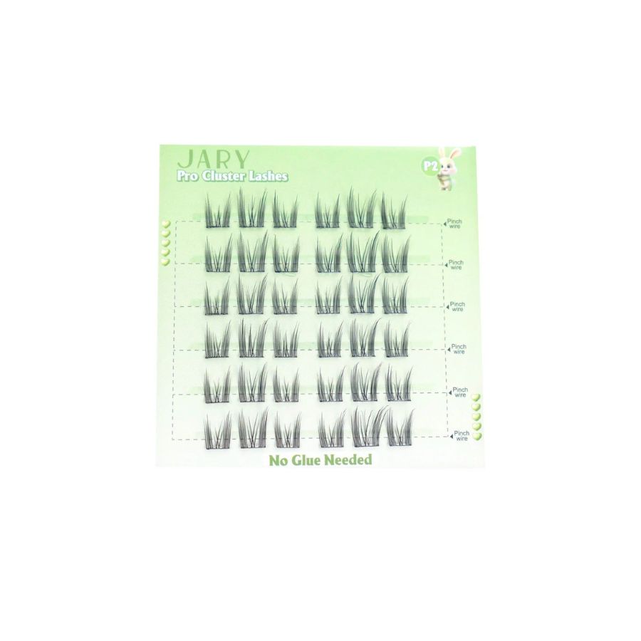 Lông Mi Giả Jary Pro Cluster Lasher Có Sẵn Keo - P2 Tai Thỏ