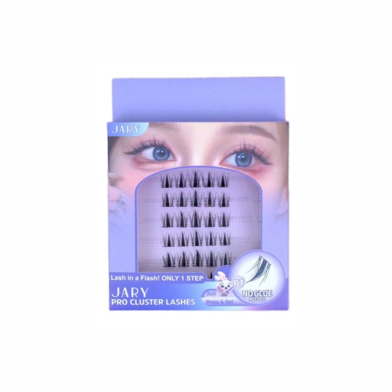 Lông Mi Giả Jary Pro Cluster Lashes Có Sẵn Keo- Fullbox P3 Mắt Ướt