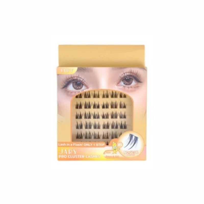 Lông Mi Giả Jary Pro Cluster Lashes Có Sẵn Keo - Fullbox P5 Lúa Mì Đôi