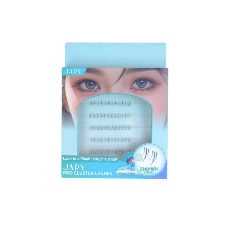 Lông Mi Giả Jary Pro Cluster Lashes Hộp Nhựa 6 Hàng Full Vỏ - LP101 Mi Dưới