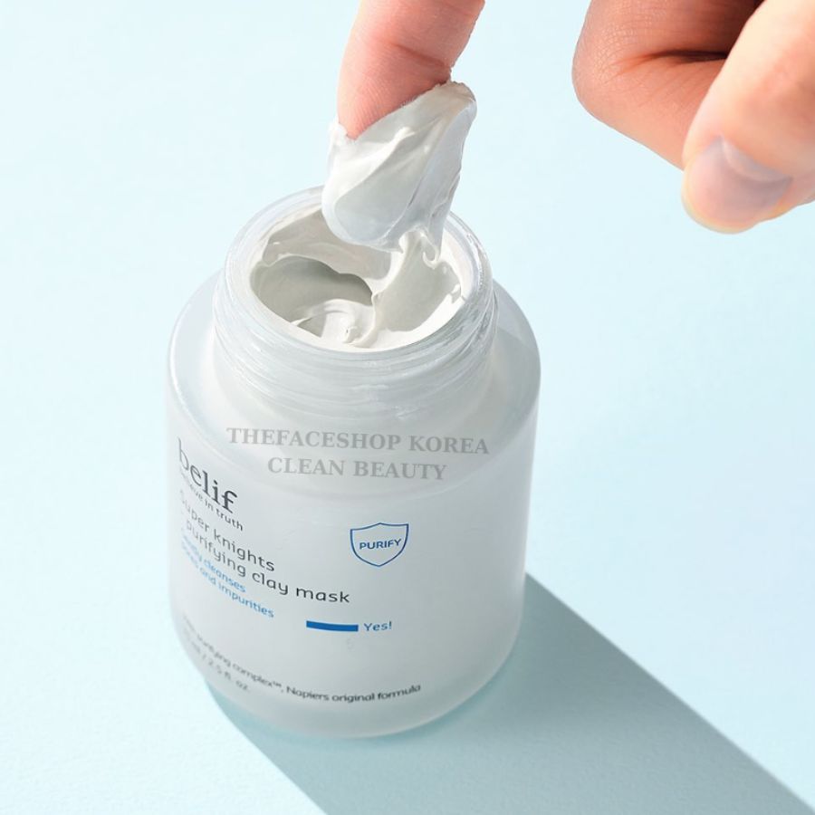 Mặt Nạ Belif Super Knights Purifying Clay Mask Đất Sét 75ml