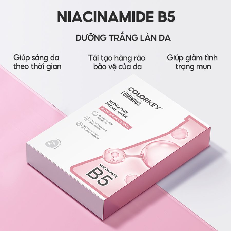 Mặt Nạ Colorkey Luminous Facial Mask Hydrating 25ml