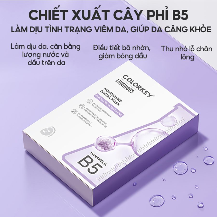 Mặt Nạ Colorkey Luminous Facial Mask Nourishing 25ml