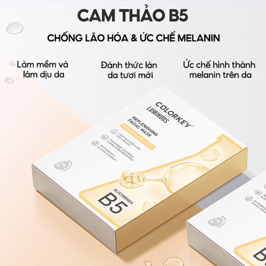 Mặt Nạ Colorkey Luminous Facial Mask Replenishing 25ml