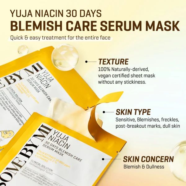 Mặt Nạ Dưỡng Sáng Da Some By Mi Yuja Niacin Serum Mask 25g