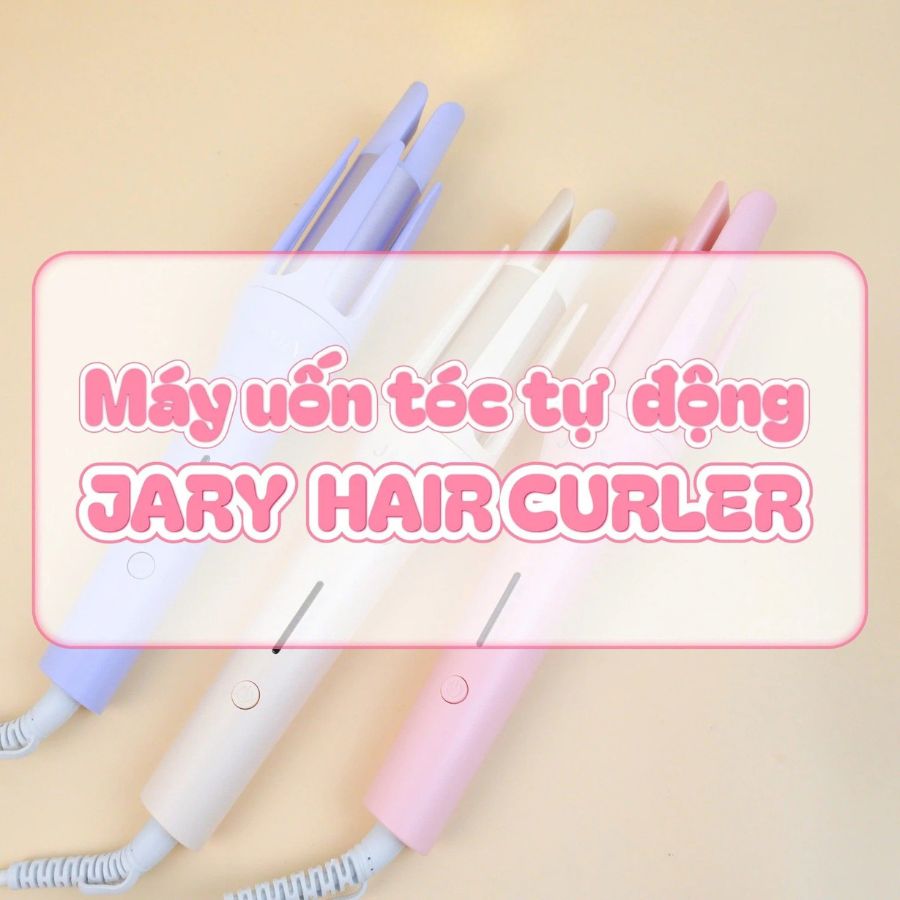 Máy Làm Tóc Jary Hair Curle Làm Xoăn Tự Động - Màu Hồng