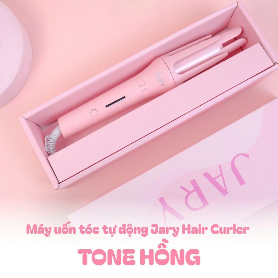 Máy Làm Tóc Jary Hair Curle Làm Xoăn Tự Động - Màu Hồng