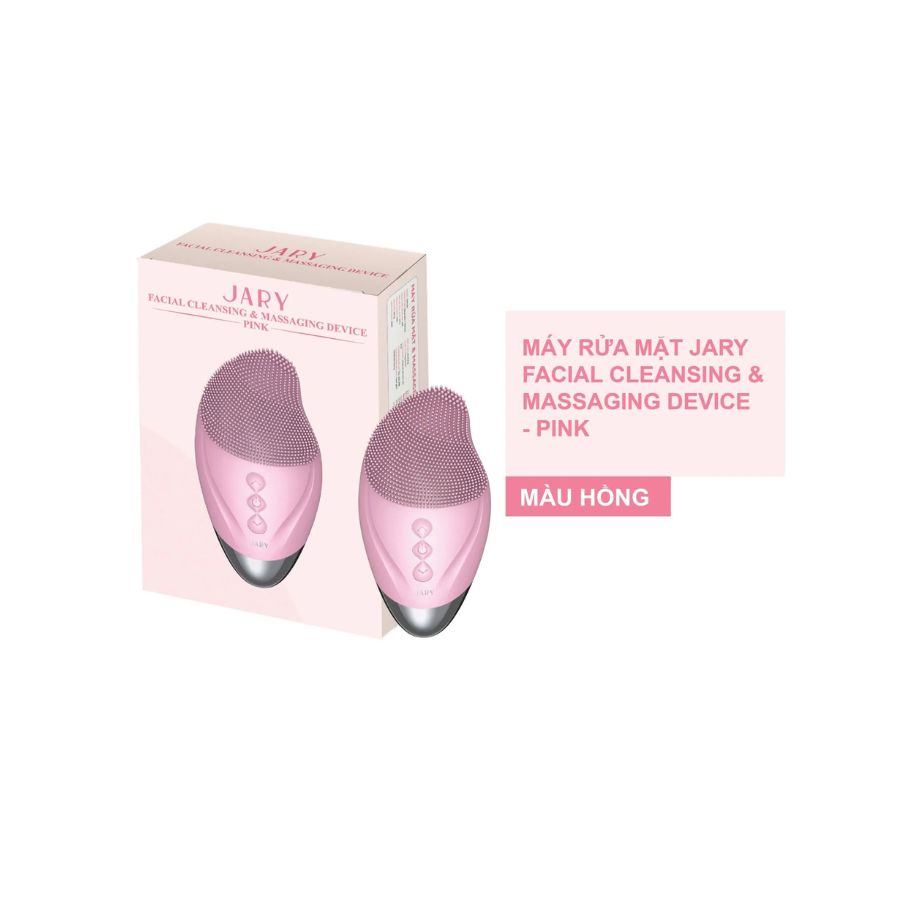 Máy Rửa Mặt Jary Massage Facial Cleansing & Massaging Device - Màu Hồng