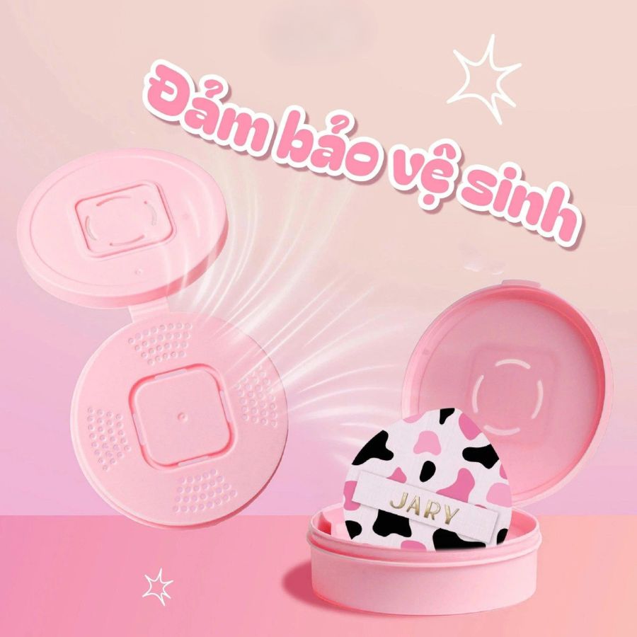 Mút Tán Nền Jary Thick Foundation Puff 01 Hình Giọt Nước