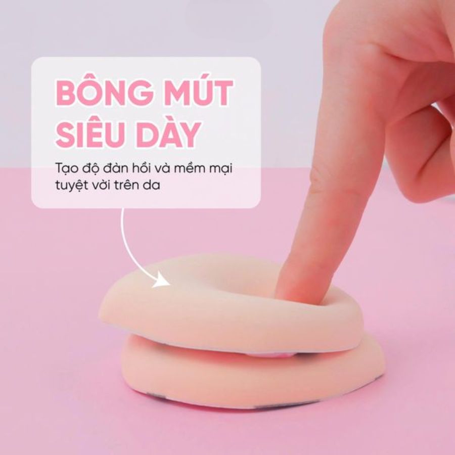 Mút Tán Nền Jary Thick Foundation Puff 02 Hình Tam Giác