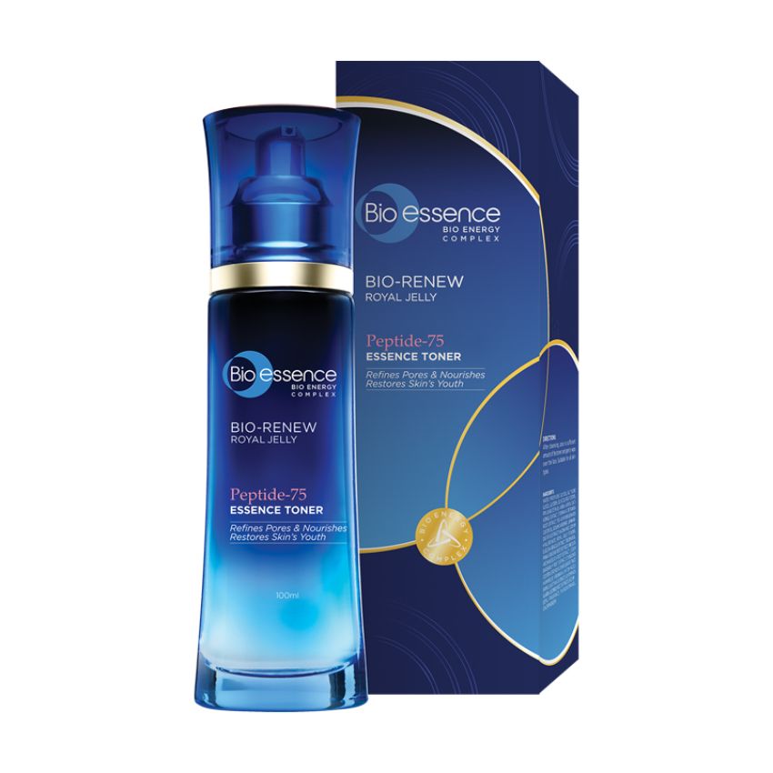 Nước Hoa Hồng Bio-Essence Bio-Renew Peptide 75 Chiết Xuất Sữa Ong Chúa 100ml