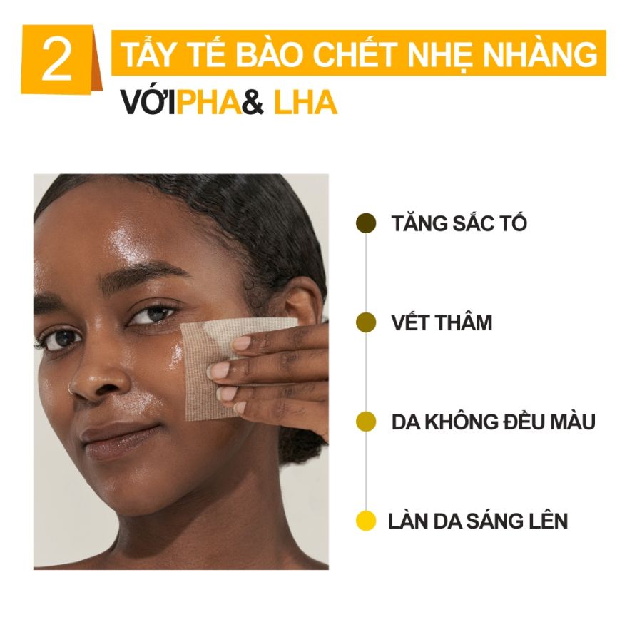 Nước Hoa Hồng Numbuzin Dạng Miếng Toner Pad Loại Bỏ Tế Bào Chết No.5 Vitamin - Niacinamide Concentrated