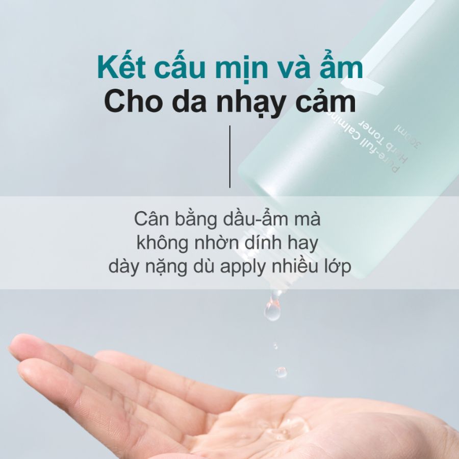 Nước hoa hồng Numbuzin No.1 Pure-full Calming Herb Toner