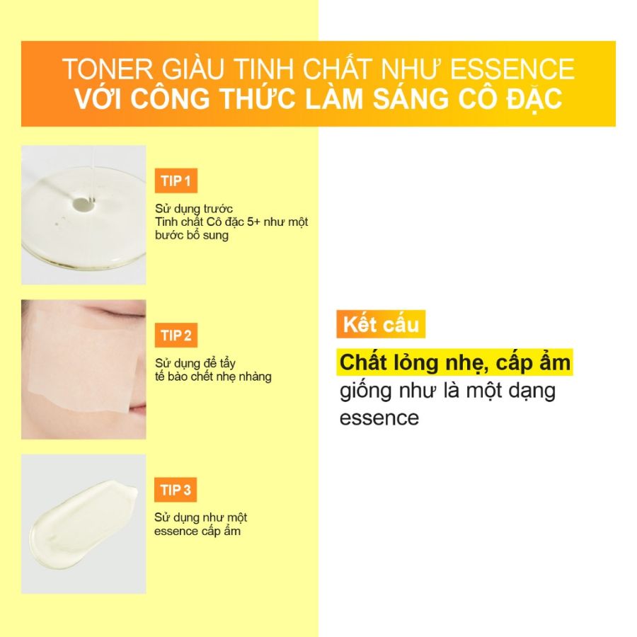 Nước Hoa Hồng Numbuzin Vitamin Boosting Essential Glutathion